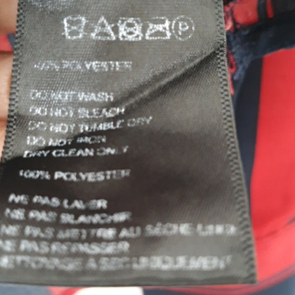 Urban Outfitters blue/red hi-lo top size M - Picture 4 of 9